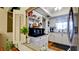 Light filled kitchen with bar seating with modern appliances and ample counter space at 4133 Heron Way # E202, Bradenton, FL 34205