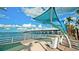 Scenic waterfront view of the bridge, with shade and some seating at 4133 Heron Way # E202, Bradenton, FL 34205