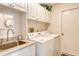 Well-equipped laundry room with a washer, dryer, and utility sink at 4149 Salernes Ave # 3048, Sarasota, FL 34233