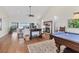 Comfortable living area with a fireplace and access to outdoor living at 44 Tidy Island Blvd, Bradenton, FL 34210