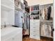 Well-organized walk-in closet with custom shelving and storage solutions at 44 Tidy Island Blvd, Bradenton, FL 34210