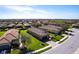 Overhead view of a beautiful home featuring lush green lawn and mature landscaping in a secure, gated community at 4617 Alexandria Ct, Palmetto, FL 34221