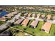 Aerial view of well-maintained homes, surrounded by lush lawns and serene ponds at 4617 Alexandria Ct, Palmetto, FL 34221