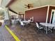 Comfortable patio with ample seating at 5560 Rosehill Rd # 105, Sarasota, FL 34233