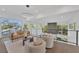 The living room features modern furniture and an open-concept design at 603 Tremont St, Sarasota, FL 34242