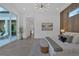 Bright and airy main bedroom with private backyard access and modern decor at 603 Tremont St, Sarasota, FL 34242