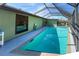 Inviting screened-in pool area with ample deck space that seamlessly blends indoor and outdoor living at 6202 32Nd Avenue W Cir, Bradenton, FL 34209