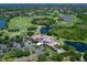 Sprawling golf course community with lush greenery, serene lakes, and a grand clubhouse at 7052 Woodmore Ter, Lakewood Ranch, FL 34202