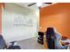 Cozy office space with a gaming chair, and plenty of room to work and create at 7214 35Th E Ln, Sarasota, FL 34243