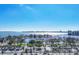 Breathtaking aerial view of the bay and skyline from this condo building at 101 S Gulfstream Ave # 14G, Sarasota, FL 34236