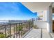Enjoy the cityscape and bay views from this condo balcony at 101 S Gulfstream Ave # 14G, Sarasota, FL 34236
