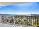 Enjoy stunning waterfront views from this condo balcony, complete with water and cityscape vistas at 101 S Gulfstream Ave # 14G, Sarasota, FL 34236