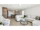 Bright living room with a kitchen and dining area at 101 S Gulfstream Ave # 14G, Sarasota, FL 34236