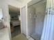 En suite bath featuring a tiled shower at 3002 Vivienda Dr # 22, Bradenton, FL 34207