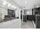 Modern bathroom featuring a sleek vanity, glass shower enclosure, and stylish tile work at 3376 S Seclusion Dr, Sarasota, FL 34239