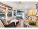 Comfortable living room with water views, coastal decor, and ample seating at 3912 14Th E St, Ellenton, FL 34222