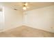 Bright bedroom with a ceiling fan, neutral decor and good natural light at 4018 Oakhurst Dr # 3181, Sarasota, FL 34233
