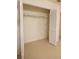 Closet features wire shelves and a slat door at 4018 Oakhurst Dr # 3181, Sarasota, FL 34233