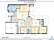 Detailed floor plan showcasing the layout of a four-bedroom home with spacious living areas and Primary suite at 4173 Hearthstone Dr, Sarasota, FL 34238