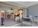 Bright sunroom leads to the living room and dining area, perfect for indoor/outdoor lifestyle at 4348 Bowling Green Cir # 9, Sarasota, FL 34233