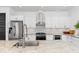 Modern kitchen with stainless steel appliances and granite countertops at 4540 Murdock Ave, Sarasota, FL 34231