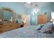 Bright main bedroom with vaulted ceiling and ample closet space at 5110 76Th E St, Bradenton, FL 34203