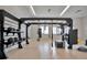 Well-equipped gym features a variety of fitness tools, including free weights, and workout equipment at 5317 Coral Reef Way, Bradenton, FL 34211