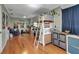 bedroom with a loft bed, plenty of toys, and colorful decor at 605 15Th Avenue E Dr, Palmetto, FL 34221