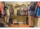 Walk-in closet offering generous storage space for clothing and accessories at 605 15Th Avenue E Dr, Palmetto, FL 34221
