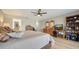 Spacious bedroom with a king-size bed, plenty of storage, and a relaxing atmosphere at 7347 Royal Birkdale Dr, Sarasota, FL 34238