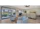 Living room features comfy seating, outdoor views, and an entertainment area for relaxing at 7347 Royal Birkdale Dr, Sarasota, FL 34238
