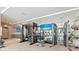 Bright gym featuring modern equipment, large mirrors, and views at 111 S Pineapple Ave # 1014, Sarasota, FL 34236