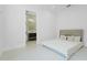 Minimalist bedroom design with ensuite bathroom featuring modern fixtures at 115 Solana St, North Port, FL 34287
