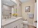 Renovated bathroom with modern vanity, tiled shower, and neutral color scheme at 137 Avenida Messina # 3, Sarasota, FL 34242