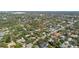 Aerial view of neighborhood near tree lined street at 1622 Wisconsin Ln, Sarasota, FL 34239