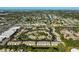 Aerial view showcasing the neighborhood's layout and proximity to amenities at 2851 Swifton Dr # 39, Sarasota, FL 34231