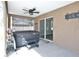 Covered lanai boasts a ceiling fan, and space for a hot tub at 4920 Breakwater Dr, Bradenton, FL 34203