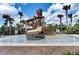 Community splash pad featuring a pirate-themed water play structure at 5709 Sunflower Cir, Sarasota, FL 34238