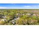 Picturesque aerial view of waterfront homes with lush foliage and scenic canals adding to neighborhood charm, with a property pin at 6201 Waverly Rd, Weeki Wachee, FL 34607