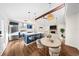 Open-concept kitchen and living area featuring modern appliances and stylish decor at 6201 Waverly Rd, Weeki Wachee, FL 34607