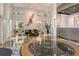 Grand lobby with high ceilings, marble floors, a seating area, and a reception desk at 800 N Tamiami Trl # 1506, Sarasota, FL 34236