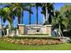 Welcoming Waterlefe Golf & River Club entrance sign, surrounded by lush landscaping at 9441 Discovery Ter # 101A, Bradenton, FL 34212