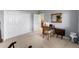 Neutral toned home office with great natural light and plenty of room at 9612 Old Hyde Park Pl, Bradenton, FL 34202