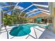 Private screened pool and hot tub offers relaxation and enjoyment at 9612 Old Hyde Park Pl, Bradenton, FL 34202