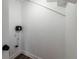 Bright white closet with an electrical outlet at 1397 43Rd St, Sarasota, FL 34234