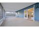 Spacious screened patio leads to interior dining and living areas at 4015 11Th W Ave, Bradenton, FL 34205