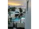 Relaxing community pool and palm trees with a great view and plenty of sunbathing space at 4240 Ironwood Cir # 302A, Bradenton, FL 34209