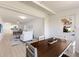 Inviting dining room open to living space, offering a seamless flow for entertaining and daily living at 5011 Live Oak Cir # 65, Bradenton, FL 34207
