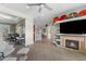Spacious living room with an open layout leading to a kitchen and dining area at 503 1St Nw Ave, Ruskin, FL 33570