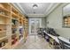 Office space with custom built-in bookshelves and desks; great natural light at 503 1St Nw Ave, Ruskin, FL 33570